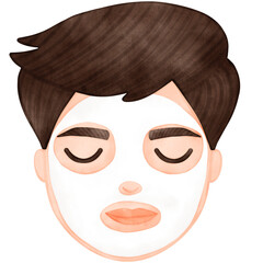 Man Face, Facial Mask, Self care