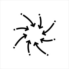 Water Movement Icon, Water, Liquid Flow Direction