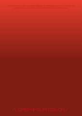 Futuristic Background Set with Gradient Mesh Holographic Shapes. Vector Template Design for your Business. Minimal Print Set in Red Colors for Your Identity Style.