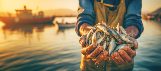 hardworking fisherman, providing the essential catch from the sea to supply the local food industry with the freshest seafood