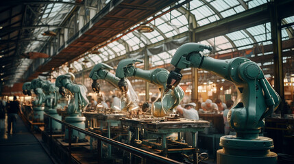 Factory Automation Ballet Unleashed: Machines Dancing with Unmatched Precision, Generative AI