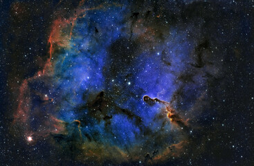 Deep Space Nebula Blue 
