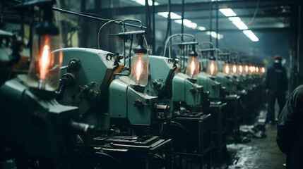 Factory Futurism: Automated Machines in Motion, Generative AI
