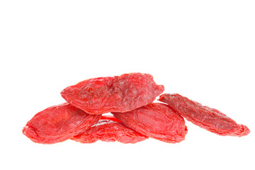 Dry wolfberry isolated in the background