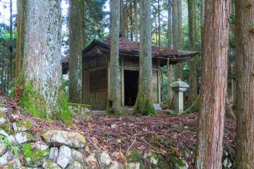 比叡山登山道のお堂