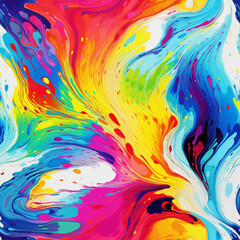 Obraz premium Abstract colorful background with splashes.