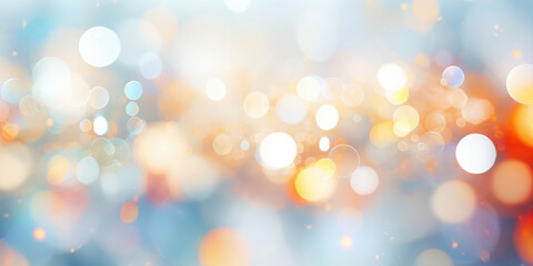 Obraz premium Christmas abstract background with soft light bokeh. Blurred Glitter sparkle for celebrate. glowing lights focus in bright sunlight