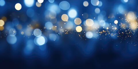 Christmas abstract background with soft light bokeh. Blurred Glitter sparkle for celebrate. glowing lights focus in bright sunlight