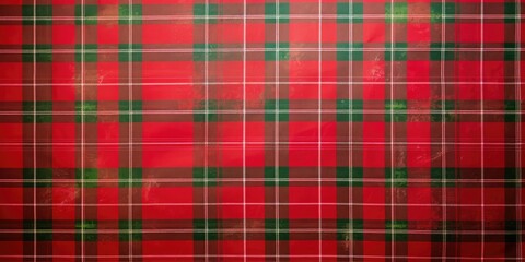 Obraz premium Christmas plaid pattern background