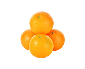 Orange fruit isolated on white background
