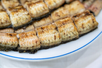 Korean food Grilled eel bbq