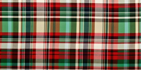 Fototapeta premium Christmas plaid pattern background