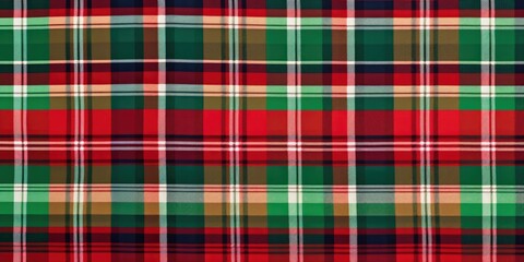 Obraz premium Christmas plaid pattern background