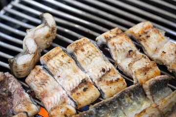 Korean food Grilled eel bbq