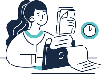 Campus Activity Illustration