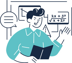Campus Activity Illustration