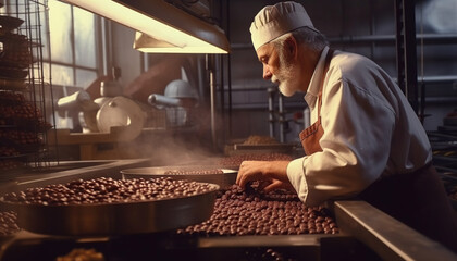 Chocolate Factory, Manufactures chocolate and cocoa products