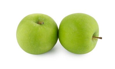 green apple isolated on a white background