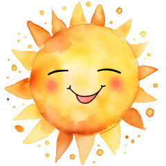 Cute Smiley Sun