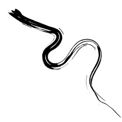 hand draw grunge brush vector