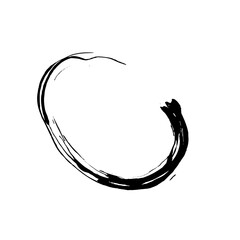 hand draw grunge brush vector