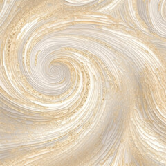  Shimmering pearl and cream cosmic swirl with a silky 
