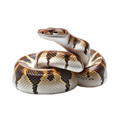 Fototapeta premium Snake Stylized 2 Isolated on Transparent or White Background, PNG