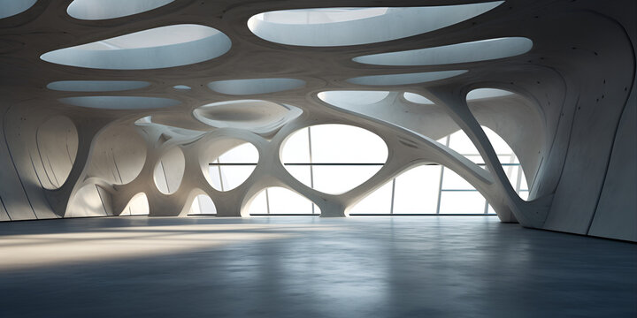 Explore the Beauty of Abstract Parametric Architecture in High-Quality 3D
