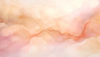 Obraz na płótnie Canvas Abstract pastel beige flowers petals background. Champagne colored. Watercolor creative wallpaper. 