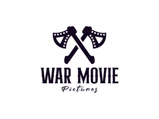 The ax weapon is the logo of the war aggression film