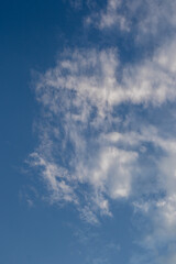 Obraz premium Cloudscapes in the southern hemisphere over the southern region of Africa for background use