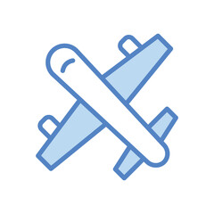 Travel icon isolate white background vector stock illustration.