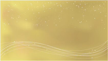 和風 上品 背景 金  ゴールド バック 波 豪華 サムネ 横 background image gold wave_vector_jpeg