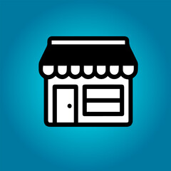 Shopping icon. Online shopping, store, delivery, promotion and shopping cart symbol.