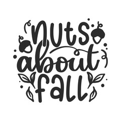 Autumn Fall Lettering Quotes For Printable Posters, Cards, T-Shirt Design.