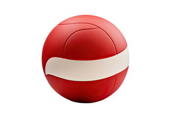 red volleyball ball