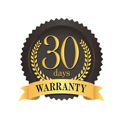 Warranty badge (label) illustration ( 30 days )