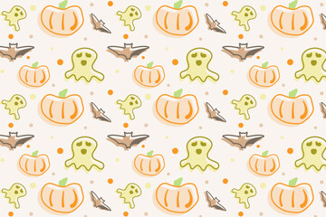 Halloween Seamless Pattern