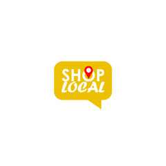 Shop local icon. Support Local Businesses icon isolated on white background