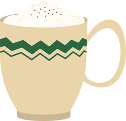 Winter Drink Illustration 