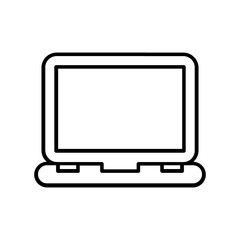 Laptop  icon vector. Computer  illustration sign. device symbol. pc logo.