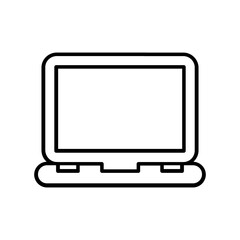 Laptop  icon vector. Computer  illustration sign. device symbol. pc logo.