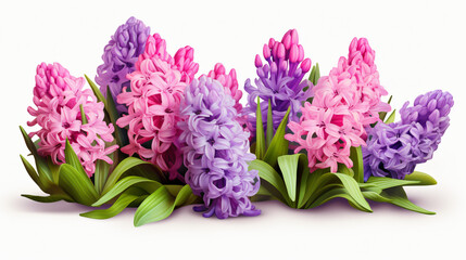 Breathtakingly realistic hyacinths