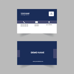 Luxury, Modern and Elegant Creative and professional business card design, Clean visiting card, Contact card and name card design template

