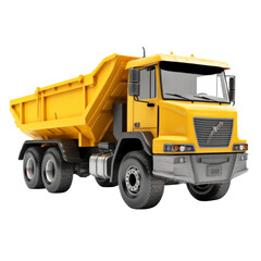Dump truck PNG Cutout, Generative AI