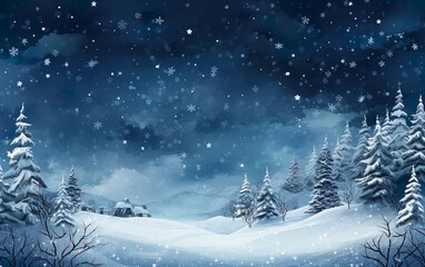 Fototapeta na wymiar Winter Christmas background