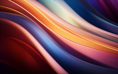 Vibrant Rainbow gradient wave background with grainy texture