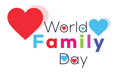 world family day. background, banner, card, poster, template. Vector illustration.