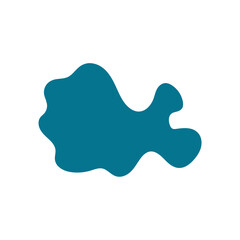 set of blob abstract ornament background colorful