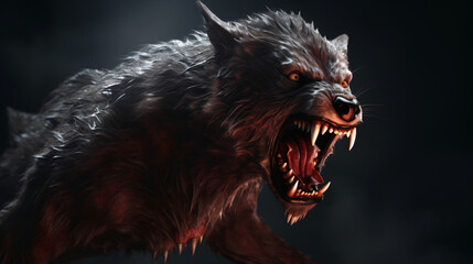 3d illustration of a Werewolf